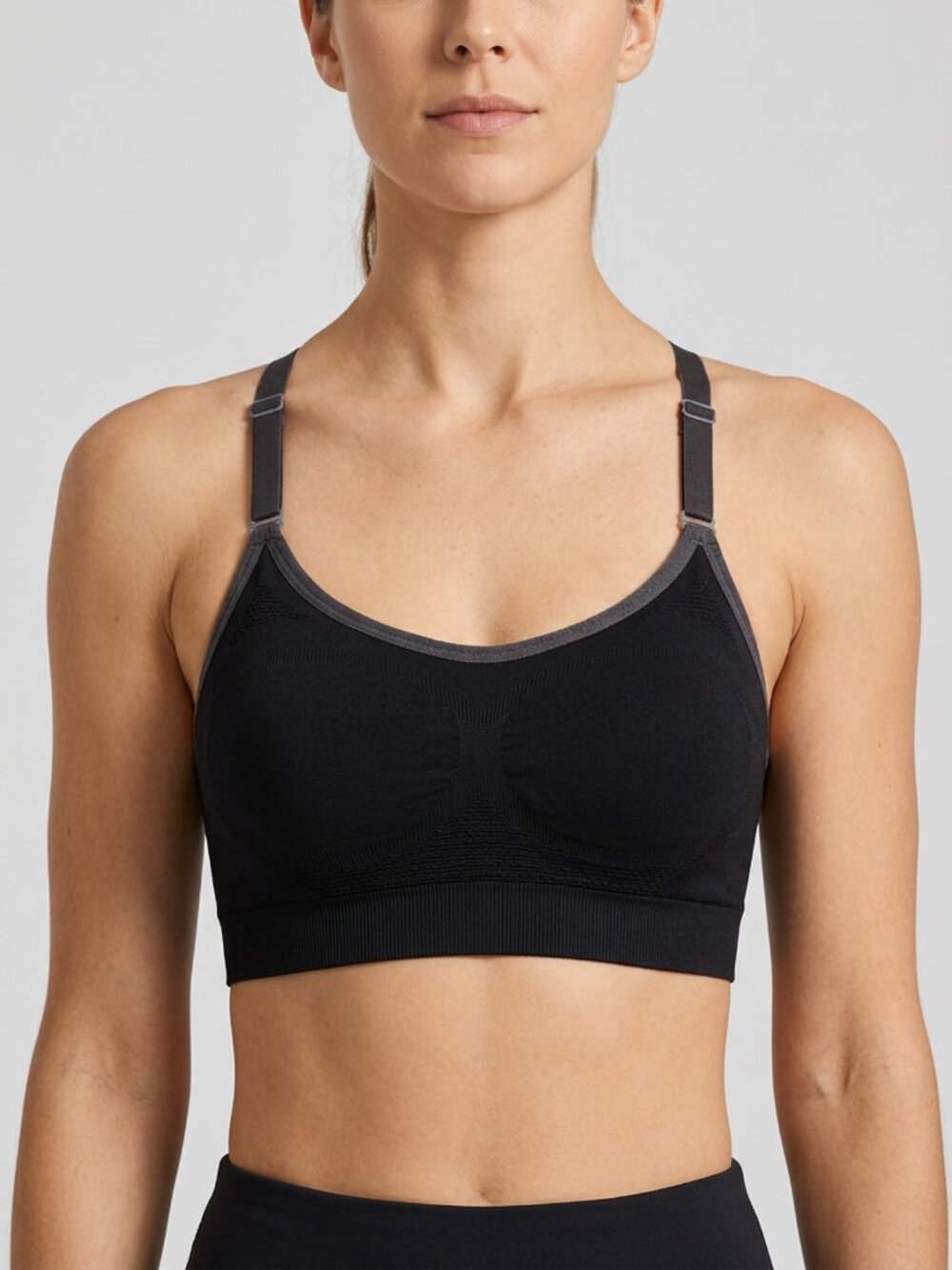 Black Sports Bra